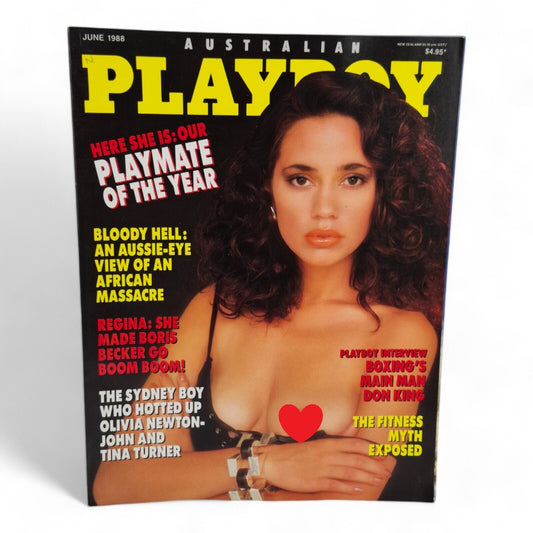 Australian Playboy Magazine June 1988 Playmate OF the Year