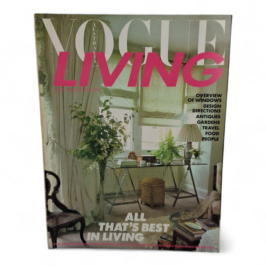Vintage Vogue Living Australia Magazine - February March No. 1 1983