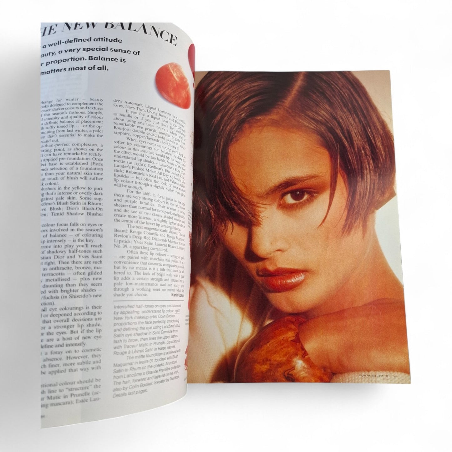 Vogue Australia magazine - March 1984 - with article on Anne Summers