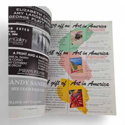 ART IN AMERICA MAGAZINE Issue 1 January 1986 - Man Ray