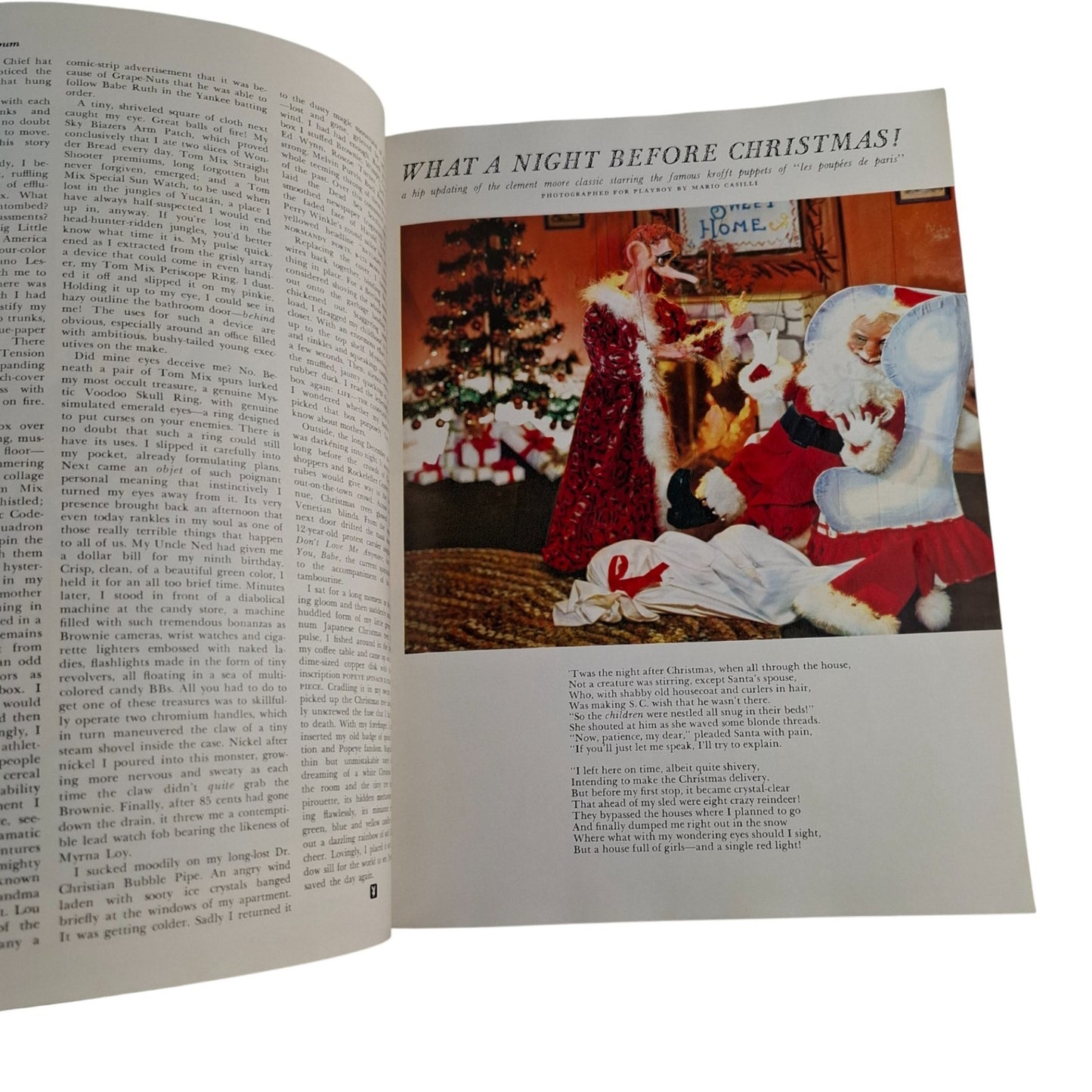 Playboy's Holiday Album Men's Magazine 1971 Shay Knuth