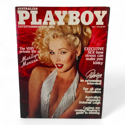 Australian Playboy Magazine May 1979 Marilyn Monroe Deborah Leigh
