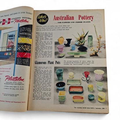 Australian Home Beautiful Magazine - September 1960