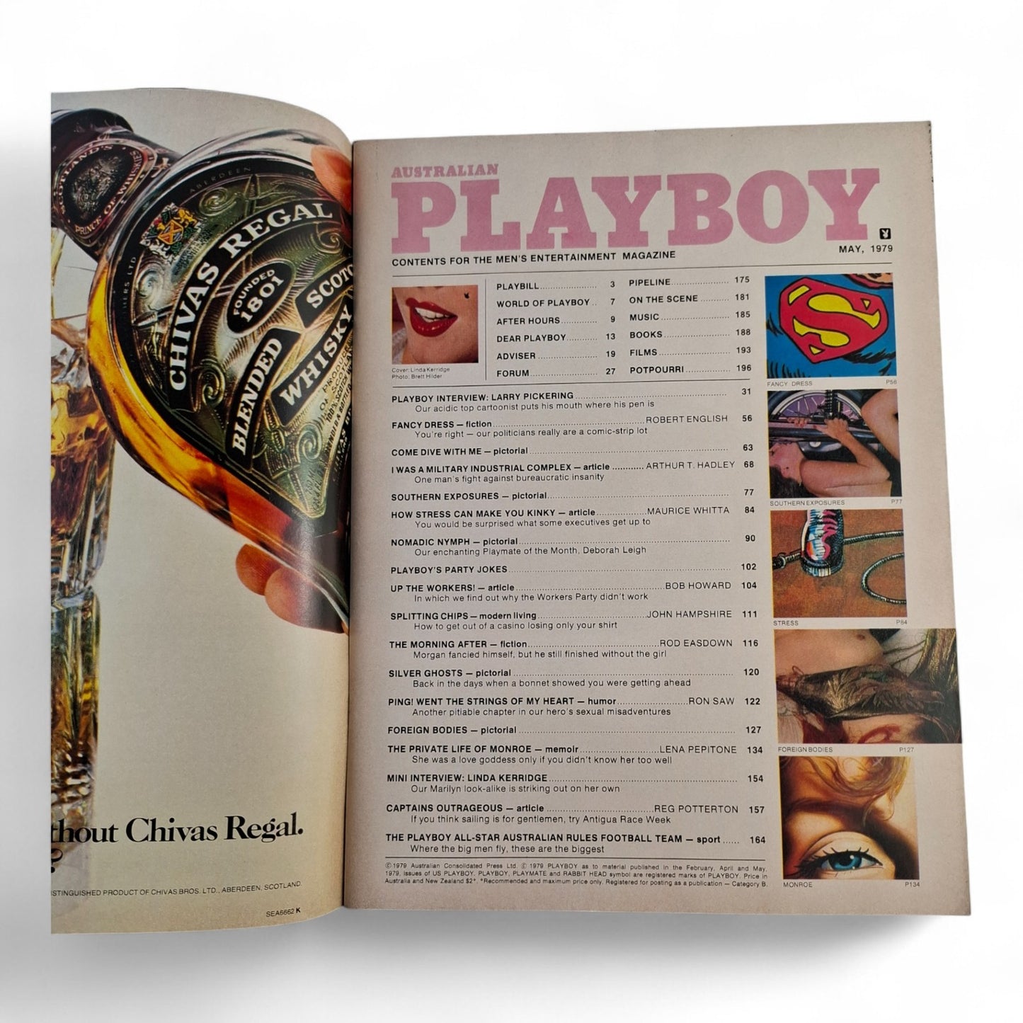 Australian Playboy Magazine May 1979 Marilyn Monroe Deborah Leigh