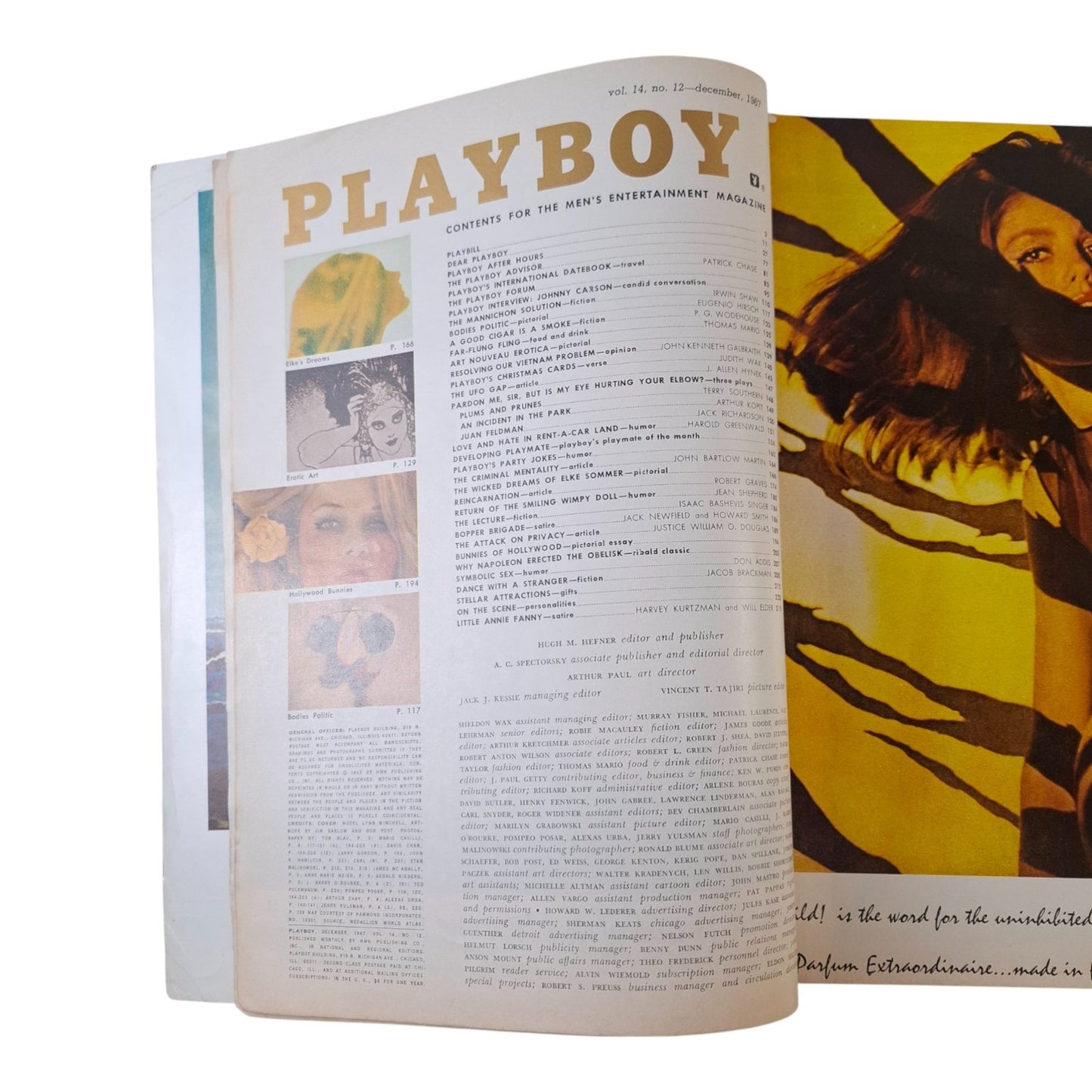 PLAYBOY Magazine December 1967 Lynn Winchell