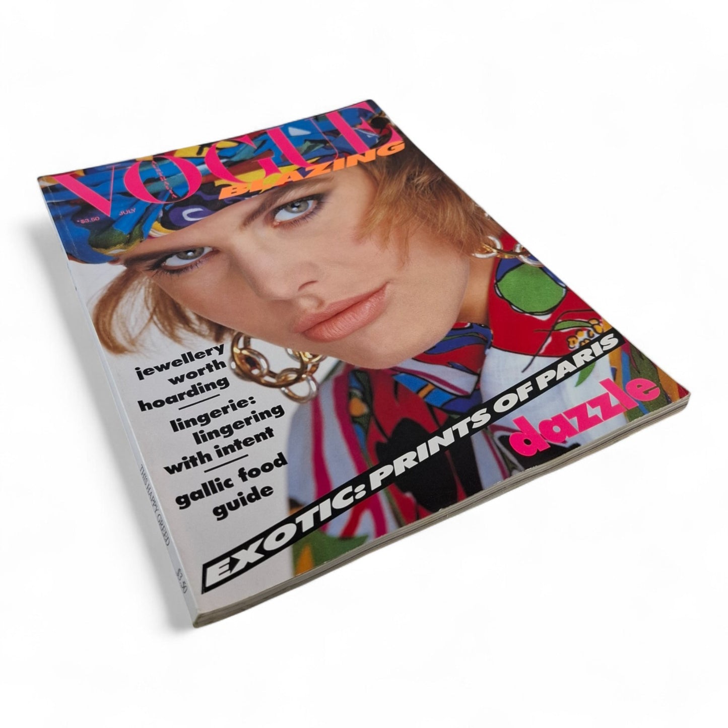 Vogue Australia magazine - July 1985 - CATHERINE EL CHAMMAH JENNY KEE