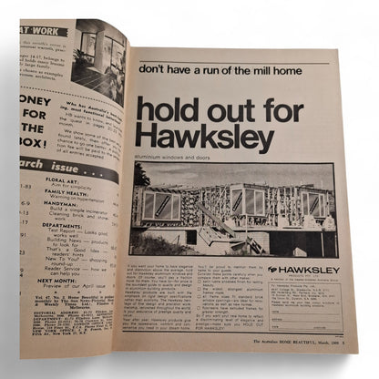Australian Home Beautiful - March 1968 - Magazine
