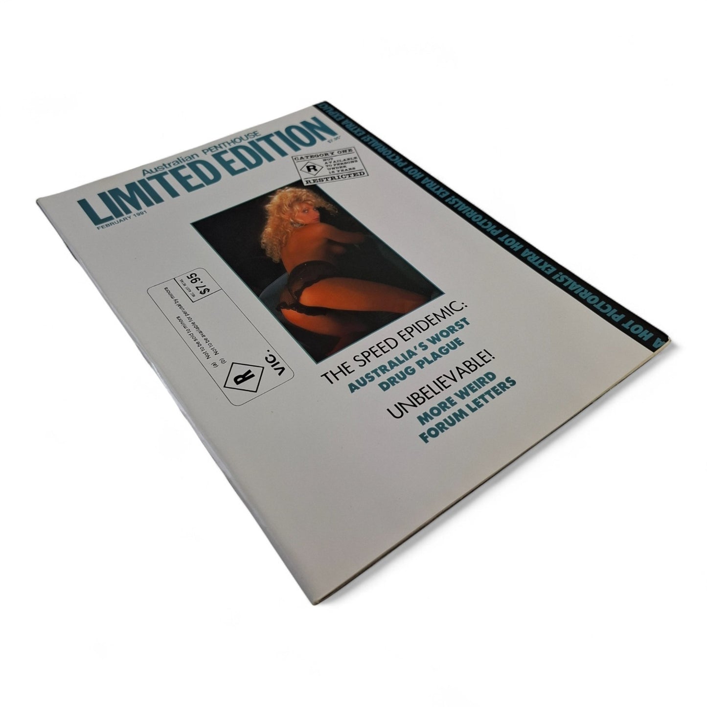 Australian Penthouse Magazine - Limited Edition February 1991 Goldy Stevens