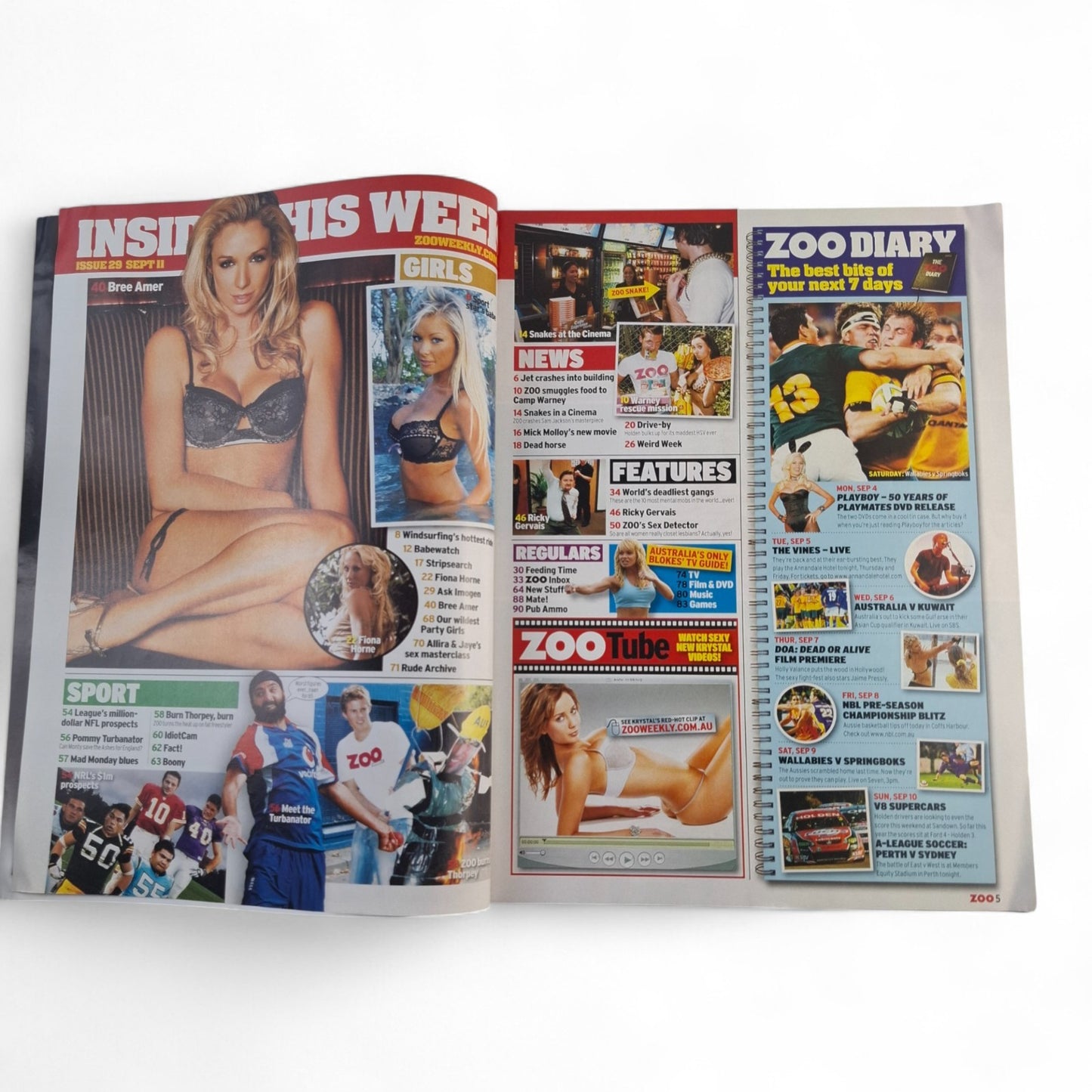 ZOO Weekly Magazine Australia #29 September 2006 Bree Amer