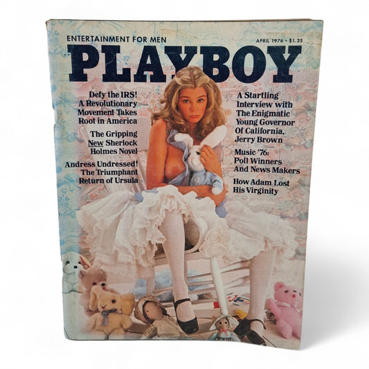 PLAYBOY MAGAZINE April 1976 Kristine De Bell Denise Michele
