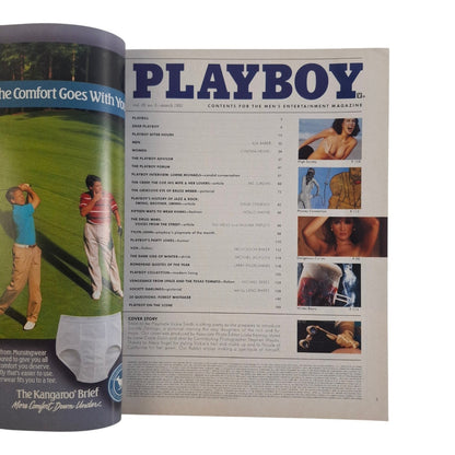 Playboy Magazine March 1992 Anna Nicole Smith / Tylyn John