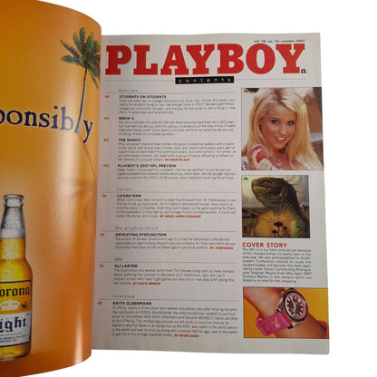 Playboy Magazine October 2007 Giuliana Marino / Spencer Scott