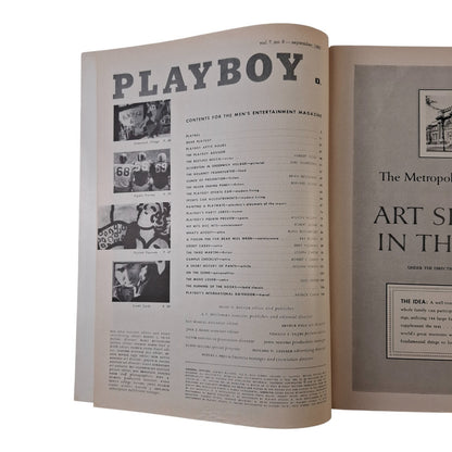 PLAYBOY Magazine September 1960 Ann Davis (PAGES MISSING)
