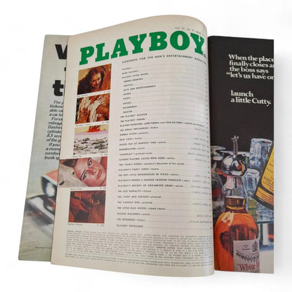 PLAYBOY MAGAZINE April 1974 Carron June Sliger Complete