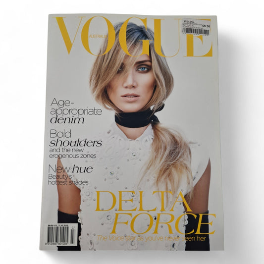 Vogue Australia Magazine July 2012 Delta Goodrem Cover EXCELLENT COMPLETE