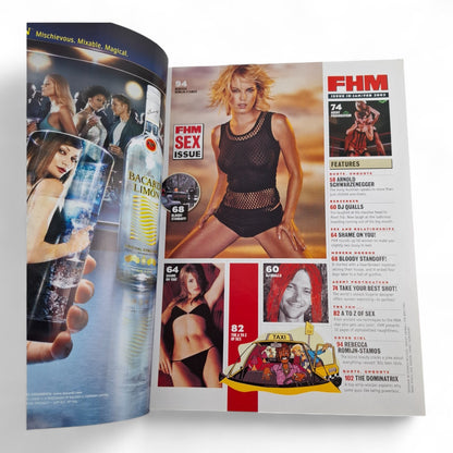 FHM Magazine U.S January February 2002 Rebecca Romijn-Stamos