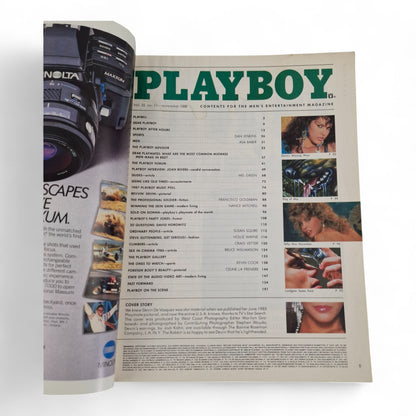 Playboy Magazine November 1986 Devin De Vasquez Cover