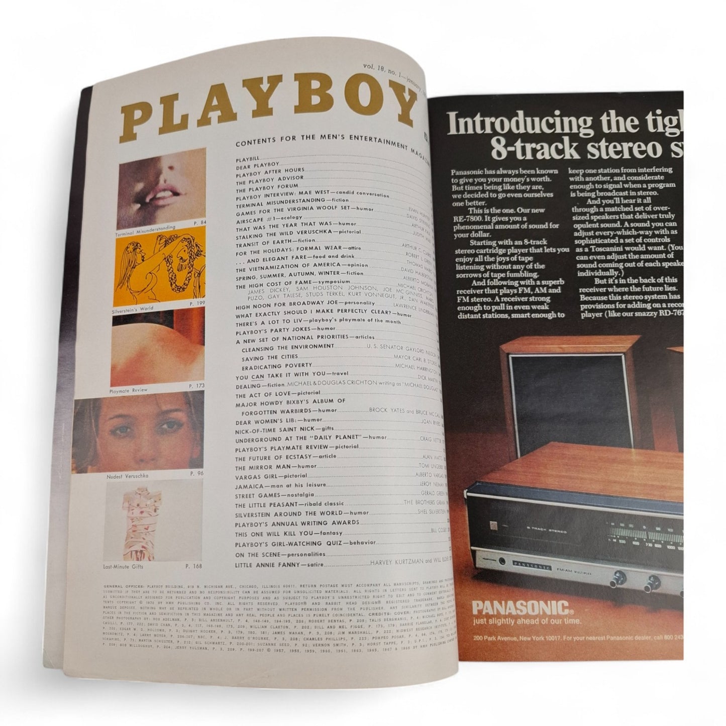 Playboy Magazine January 1971
