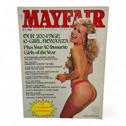 Mayfair Magazine Vol. 19 No. 12 October 1984 U.K Playboy Joanne Latham