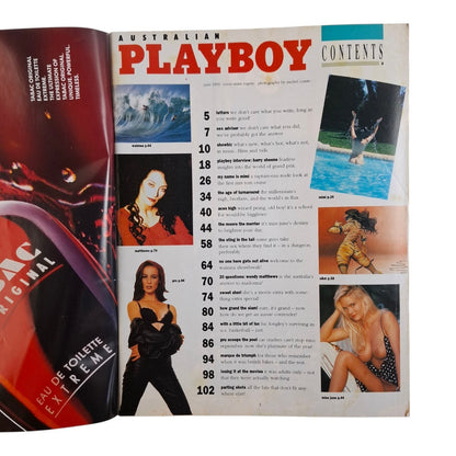 Australian Playboy Magazine June 1993  Mimi Rogers / Barbara Moore