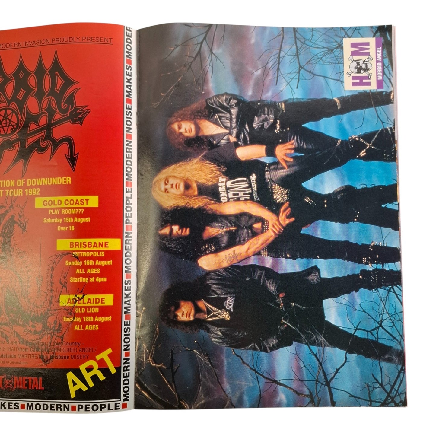 Hot Metal #41 Music Magazine July 1992 Megadeth / Def Leppard