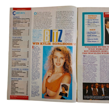 Smash Hits Magazine Australia March 1989 Tom Crusie Kylie Minogue Autograph CARD