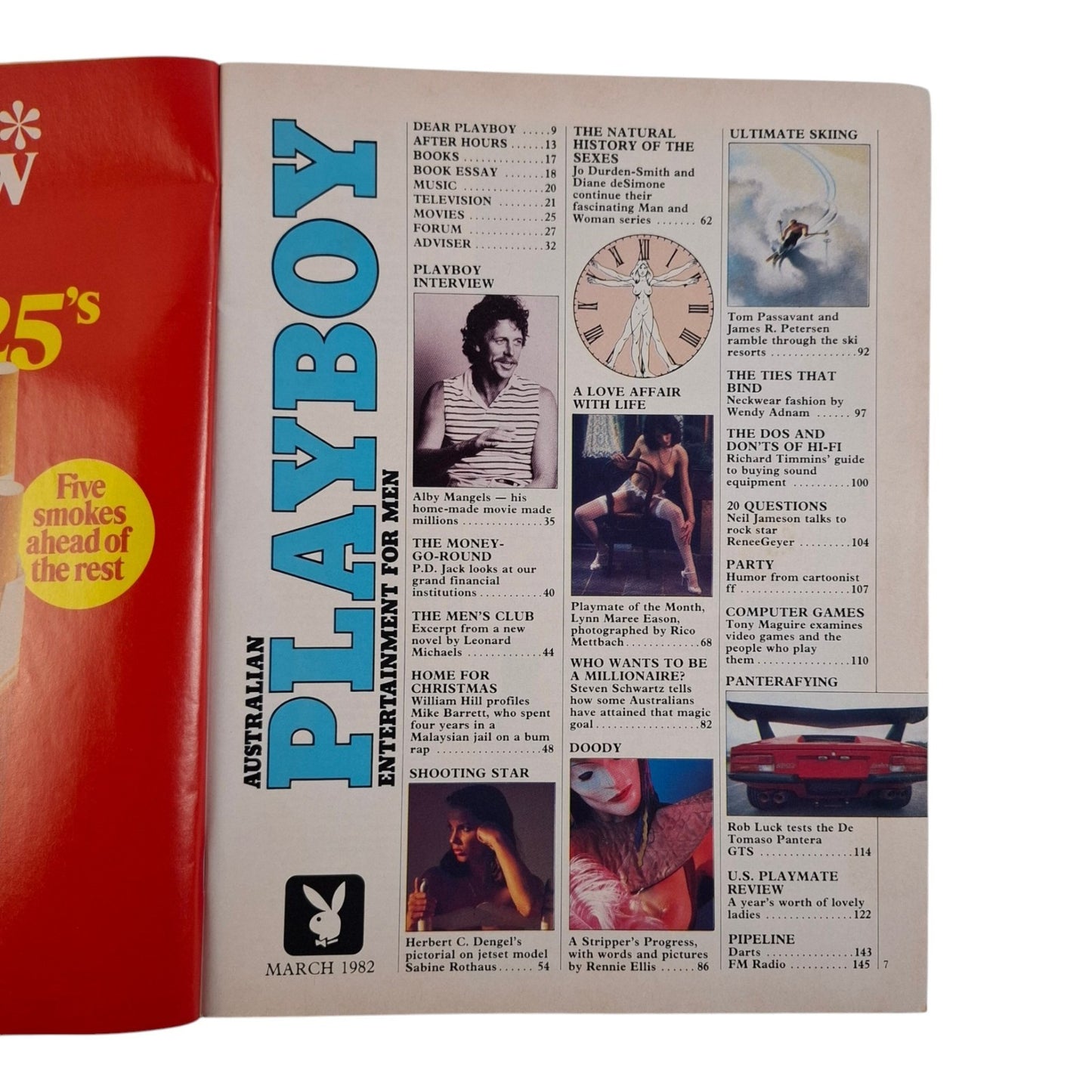 Australian Playboy Magazine March 1982 Sabine Rothaus / Lynn Eason