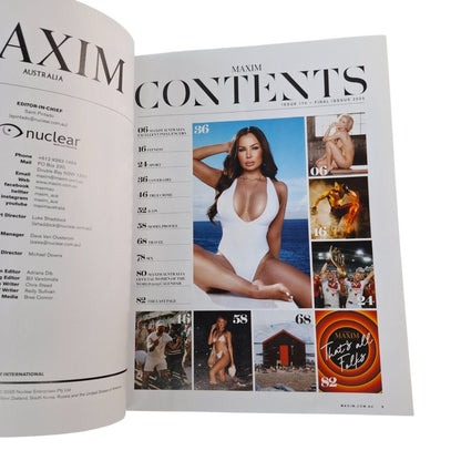 MAXIM Australia Magazine 2025 Issue 170 The Final Issue Narelle Maree