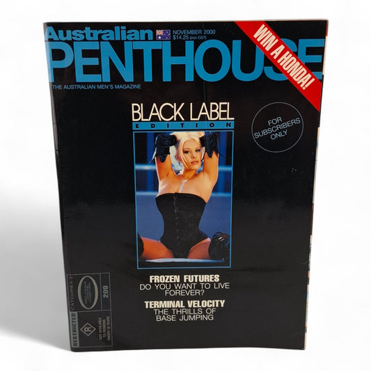 Australian Penthouse Magazine - Black Label  November 2000 Natasha