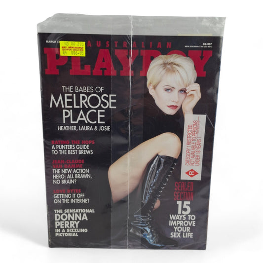 Australian Playboy Magazine March 1995 Babes of Milrose Place - NEW SEALED