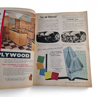 Australian Home Beautiful Magazine - April 1960