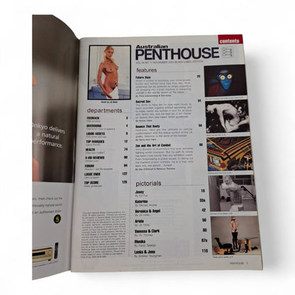 Australian Penthouse Magazine - Black Label November 2003 Complete Playboy