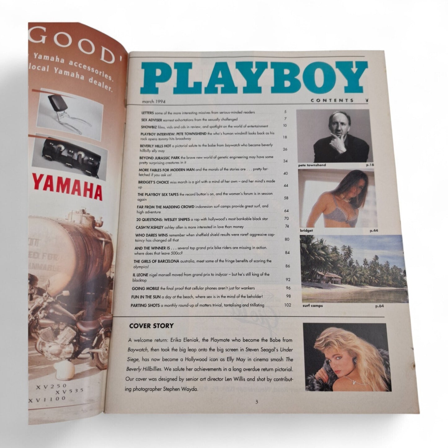Australian Playboy Magazine March 1994 Erika Eleniak