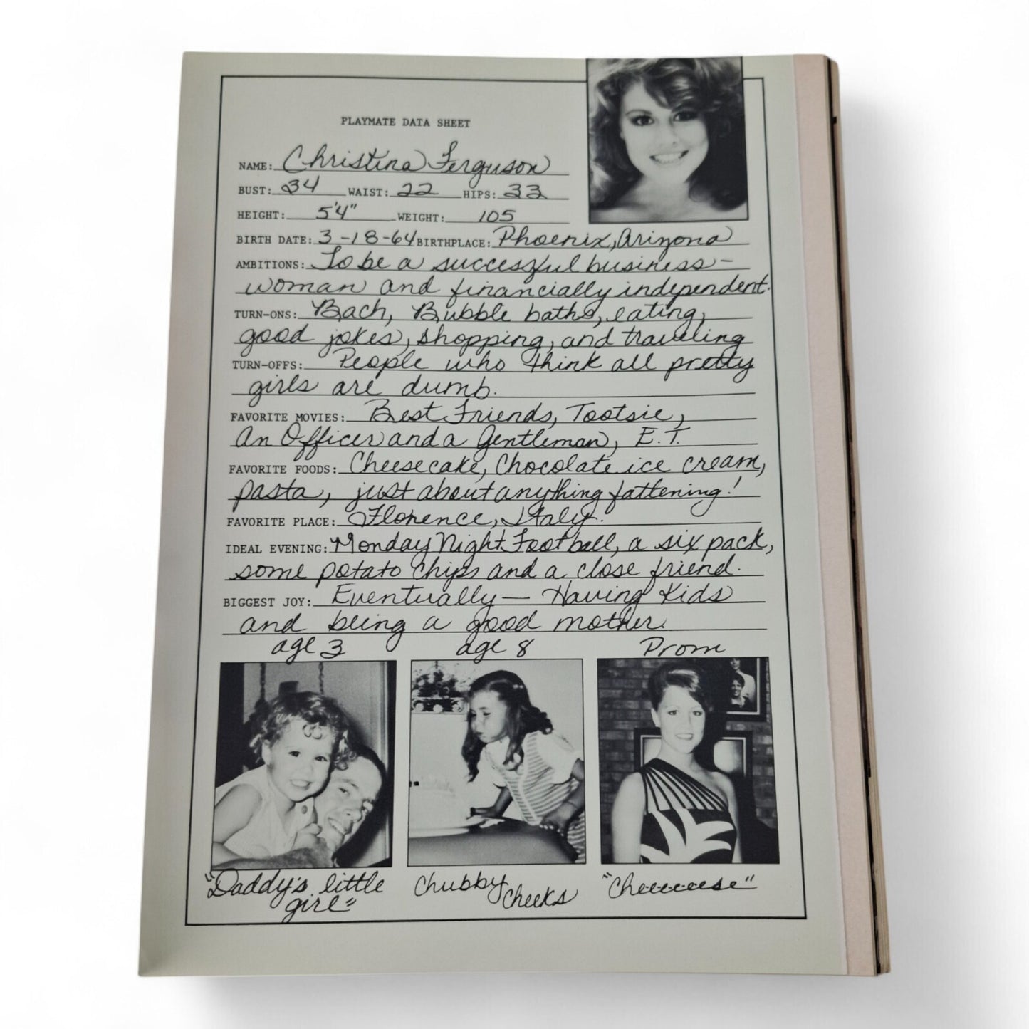 Playboy Magazine April 1983  Carry Lee COMPLETE