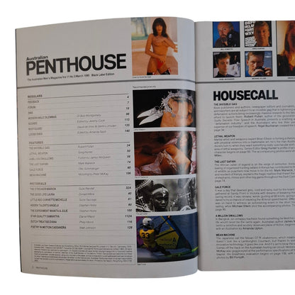 Australian Penthouse Magazine March 1990 Michelle Gray / Marion Summers