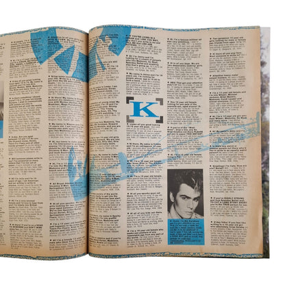 1986 Smash Hits Magazine RSVP Directory