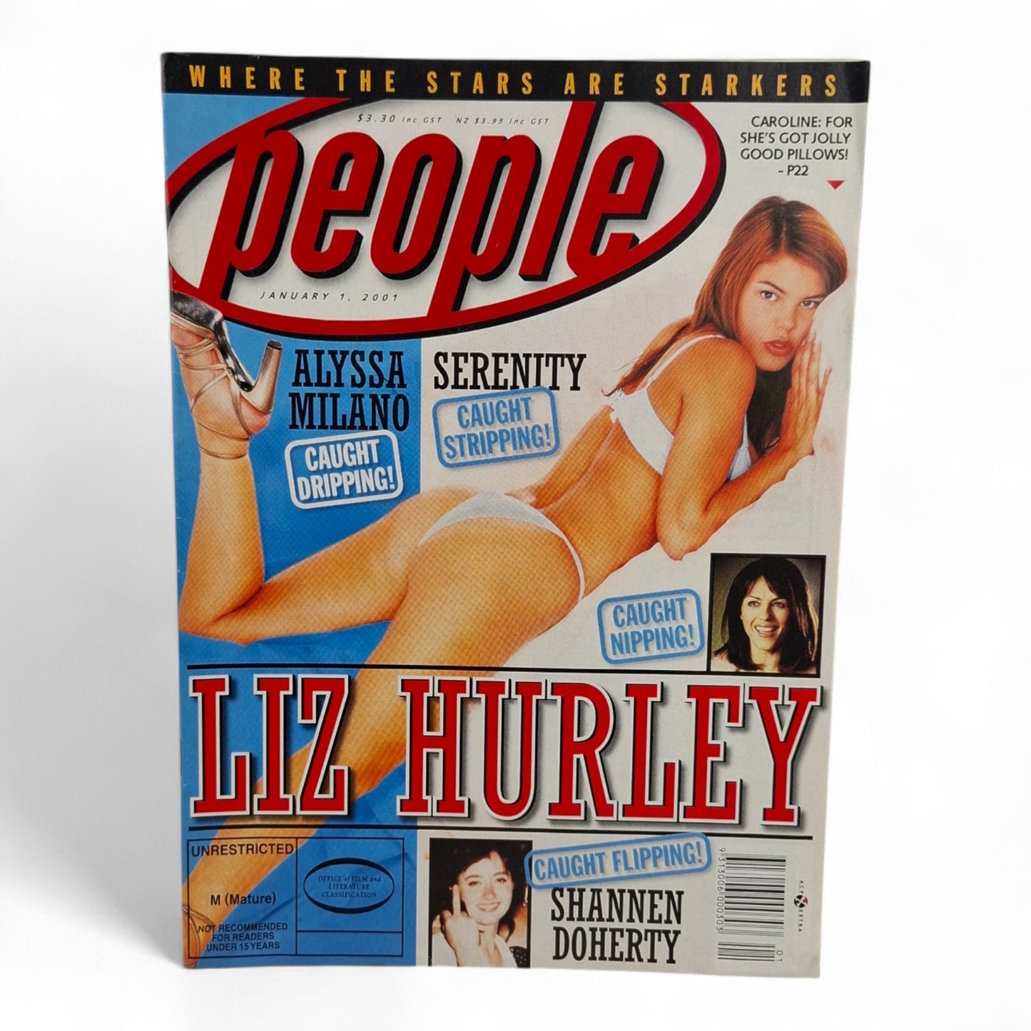 People Magazine With Pix Australia January 1st 2001 Liz Hurley Denise