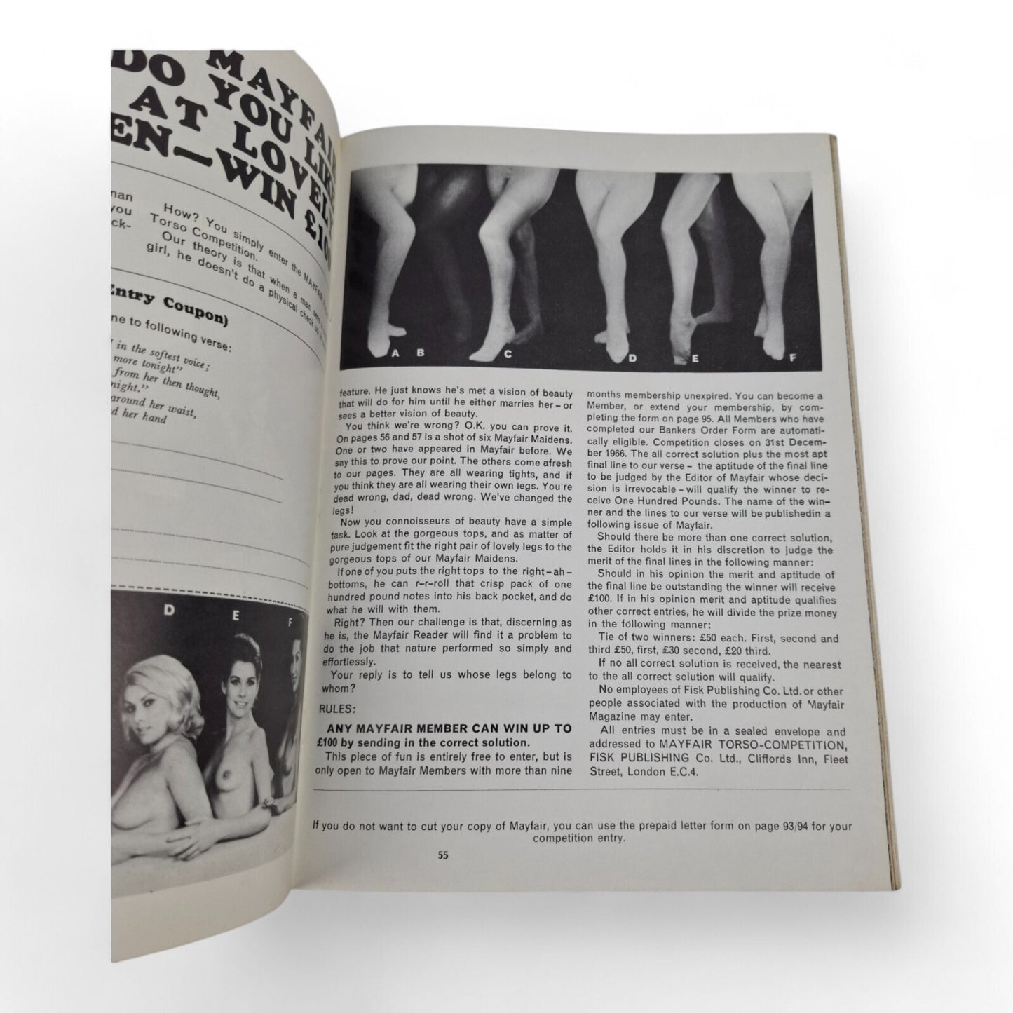 Mayfair Magazine Volume 1 No. 4 December 1966 Playboy