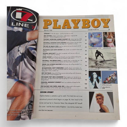 Australian Playboy Magazine February 1998 Daphne Deckers