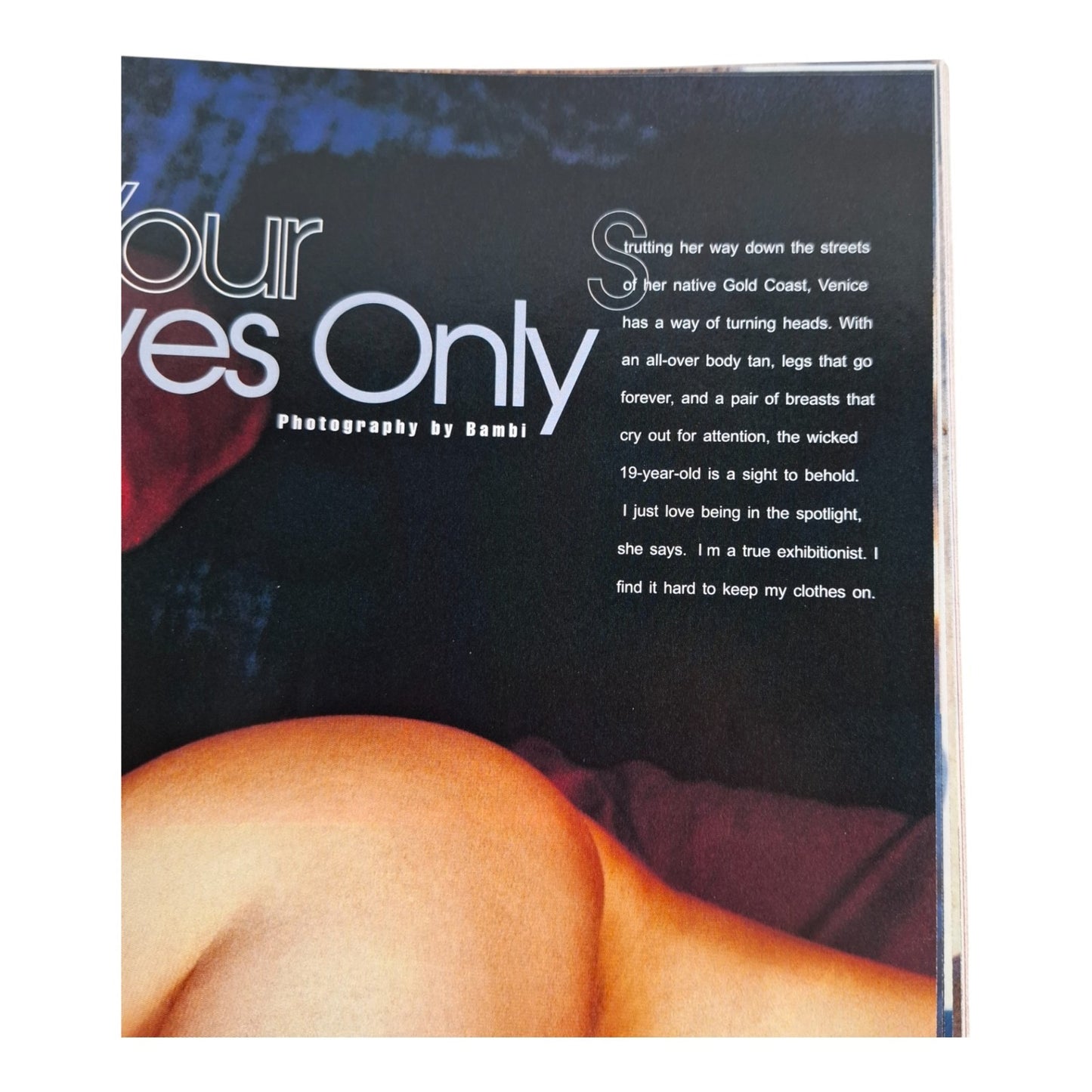 AUSTRALIAN PENTHOUSE Men's Magazine Black Label February 2001 Venice