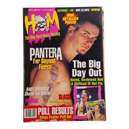 Hot Metal #61 Music Magazine March 1994 Pantera / Big Day Out