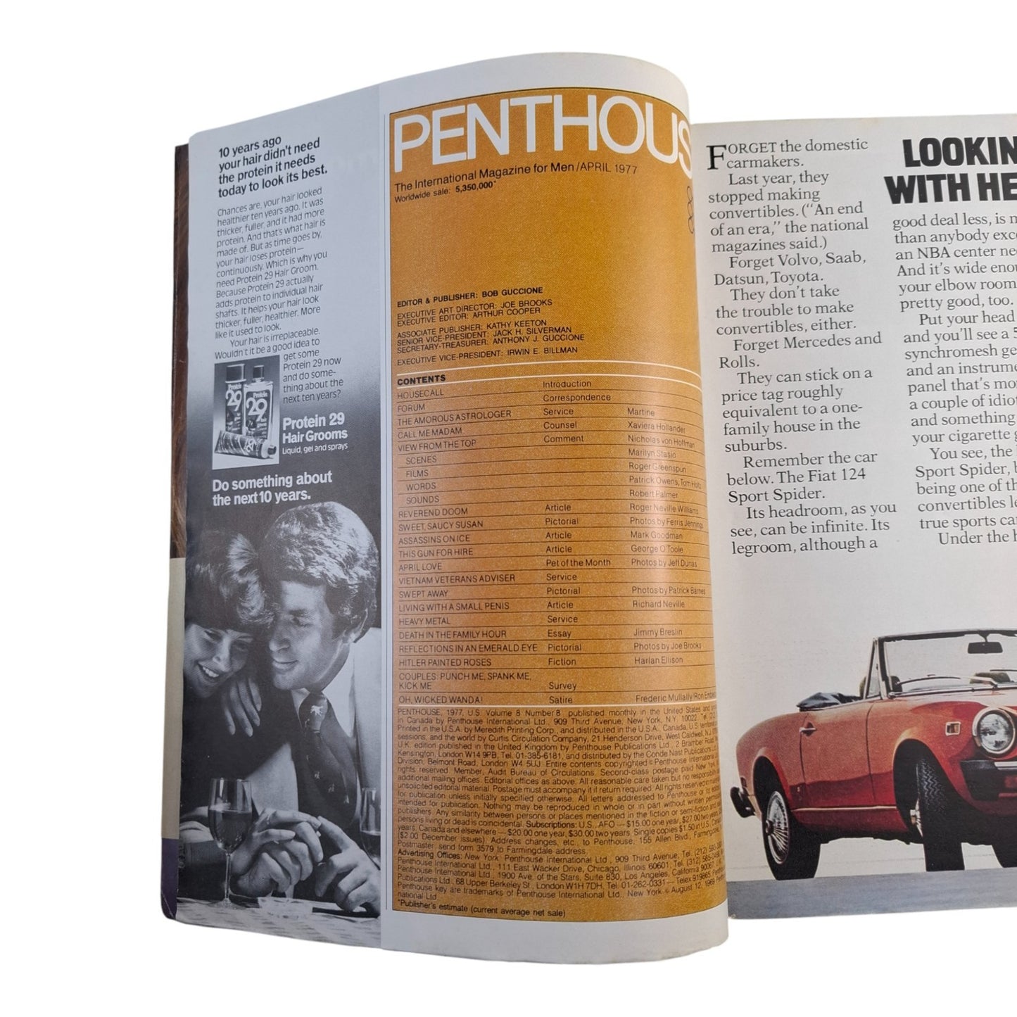 Penthouse Magazine April 1977 Shonna Lynne Pet of the Month & Reverend Doom