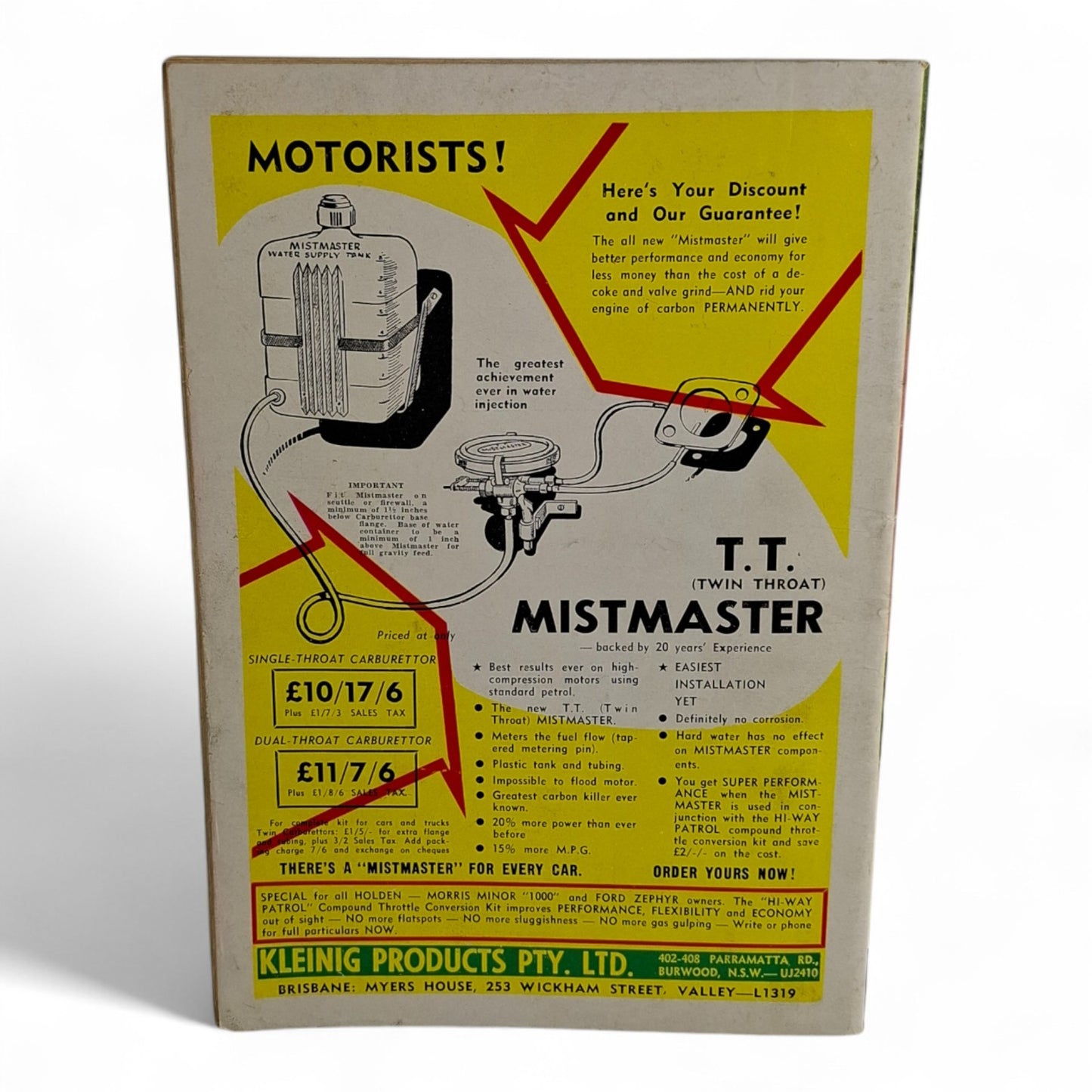 Modern Motor Magazine January 1959 Ascort TSV 1300