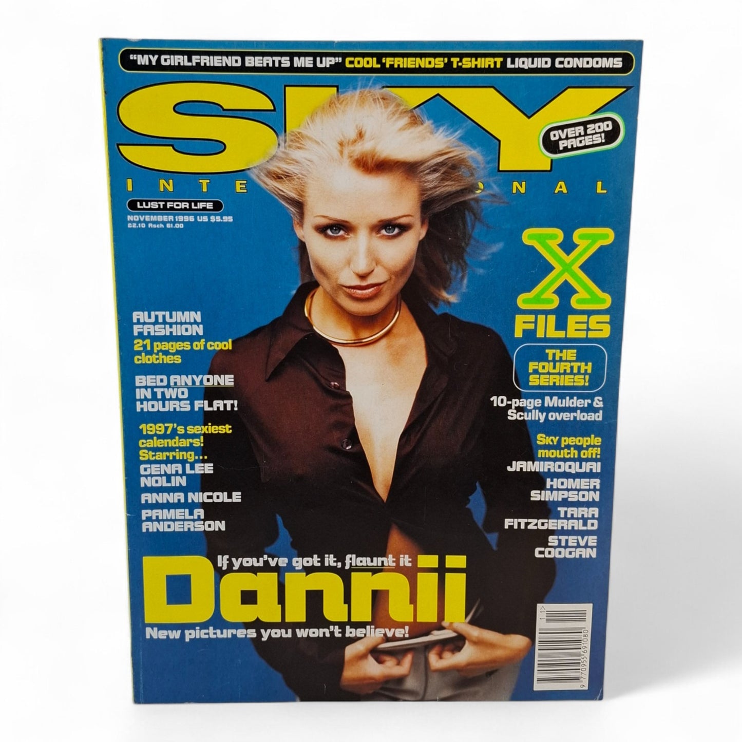 Sky International Magazine November 1996 - Dannii Minogue, Jamiroquai
