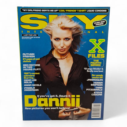 Sky International Magazine November 1996 - Dannii Minogue, Jamiroquai