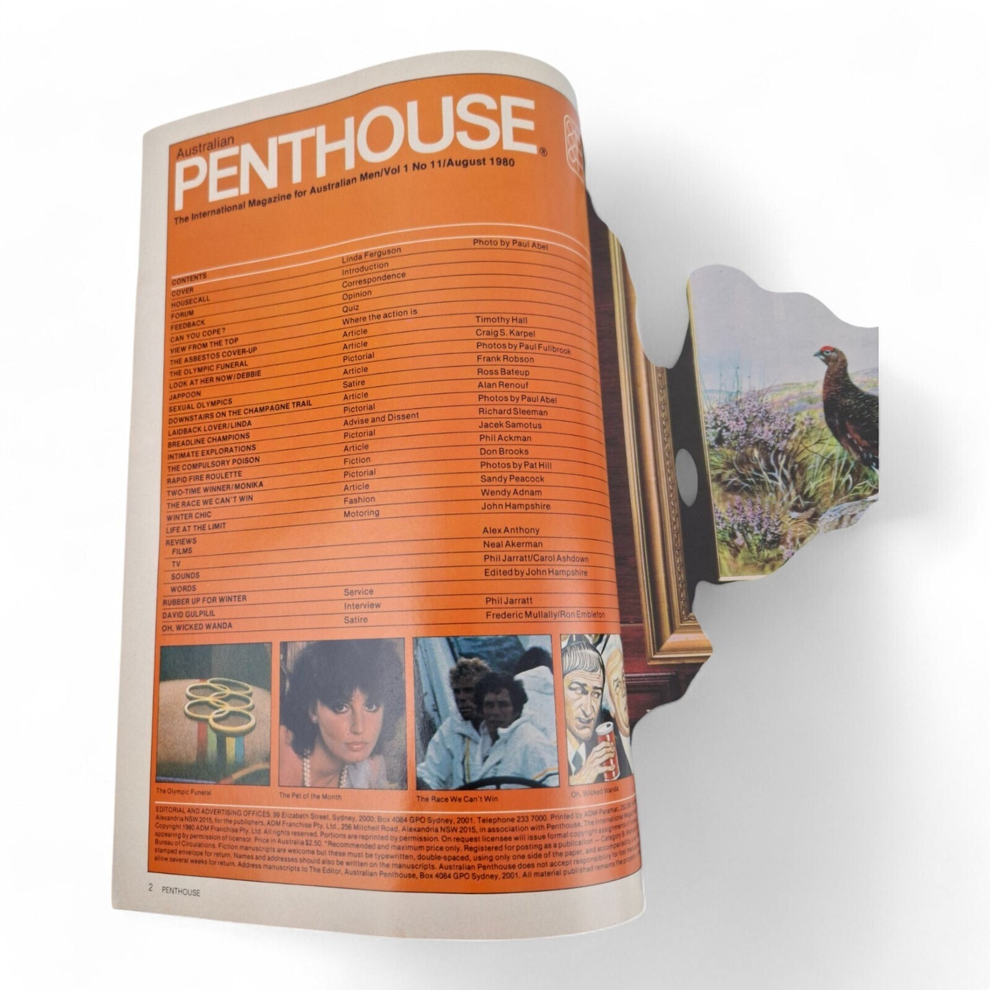 AUSTRALIAN PENTHOUSE Men's Magazine August 1980 Complete