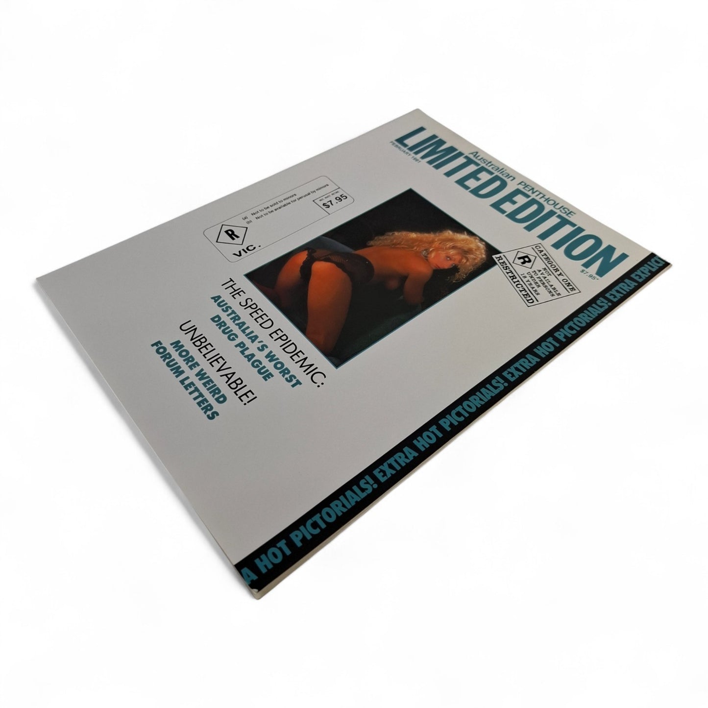 Australian Penthouse Magazine - Limited Edition February 1991 Goldy Stevens