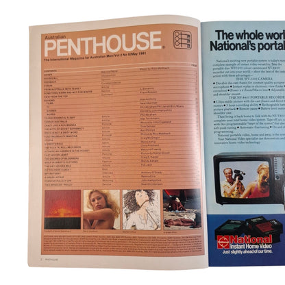 AUSTRALIAN PENTHOUSE Magazine May 1981 Martina Patzal / Brenda Holiday
