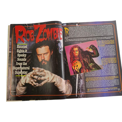 Metal Edge Magazine October 2000 Rob Zombie Danzig Kiss Bruce Dickinson