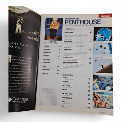 Australian Penthouse Magazine - Black Label  November 2000 Natasha